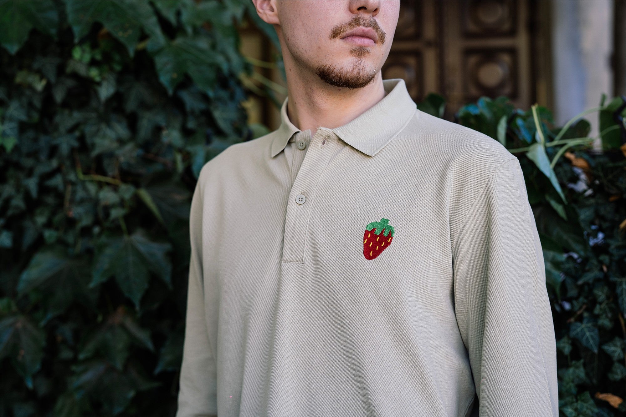 Sneaker Industry X Lidl Strawberries Polo Longsleeve