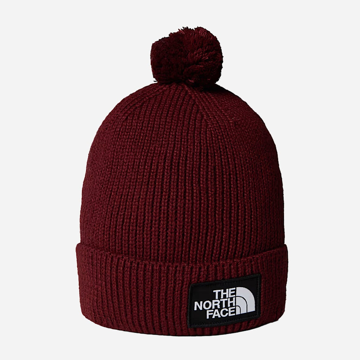 The North Face Logo Box Pom Beanie