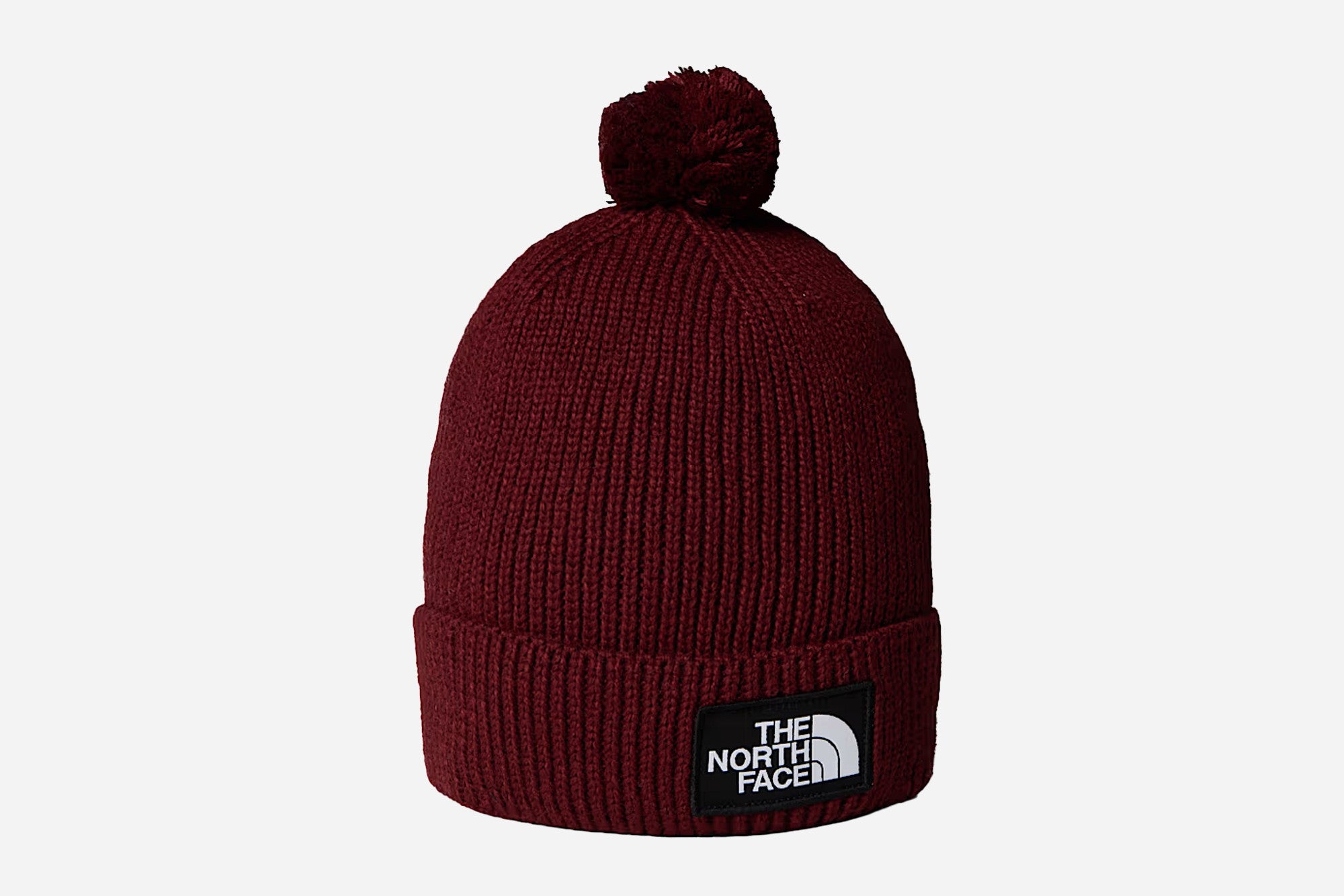 The North Face Logo Box Pom Beanie
