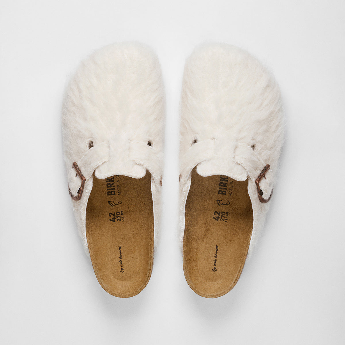Birkenstock 1774 Cole Bennett Boston Wool Moon Buckle Tex