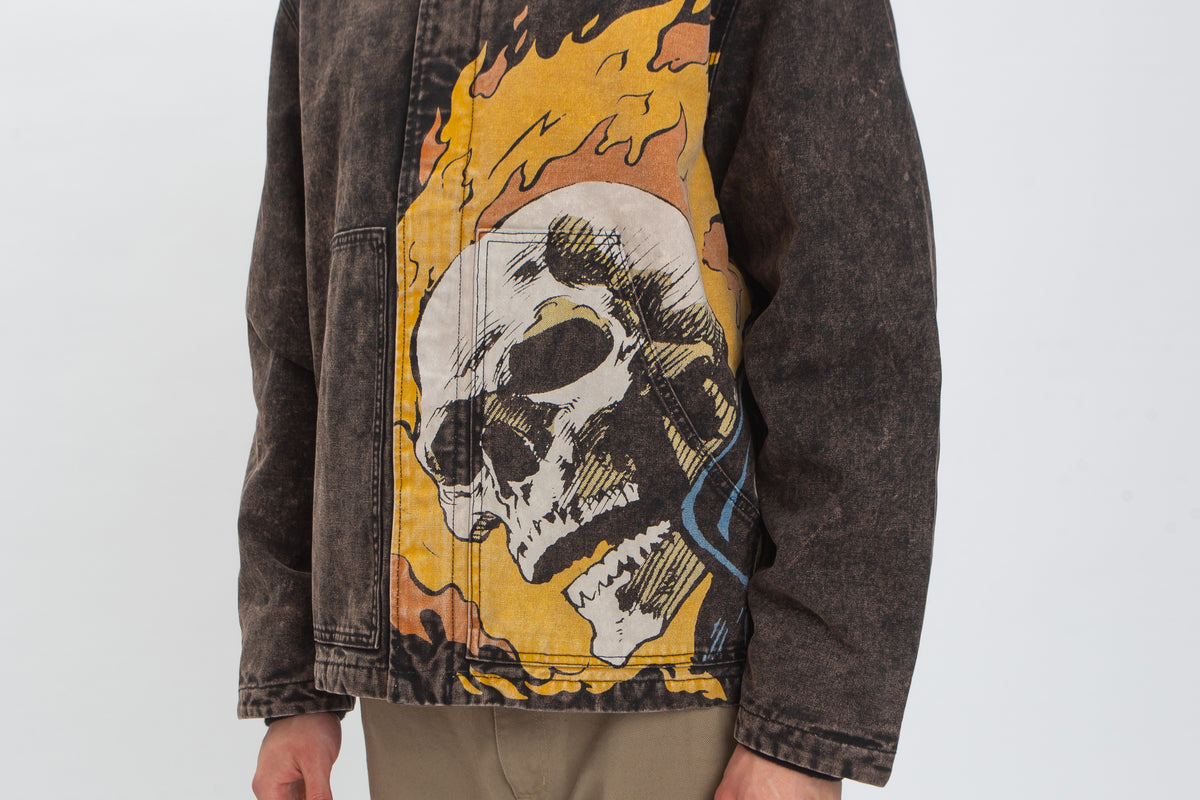 X Marvel Ghost Rider Work Jacket