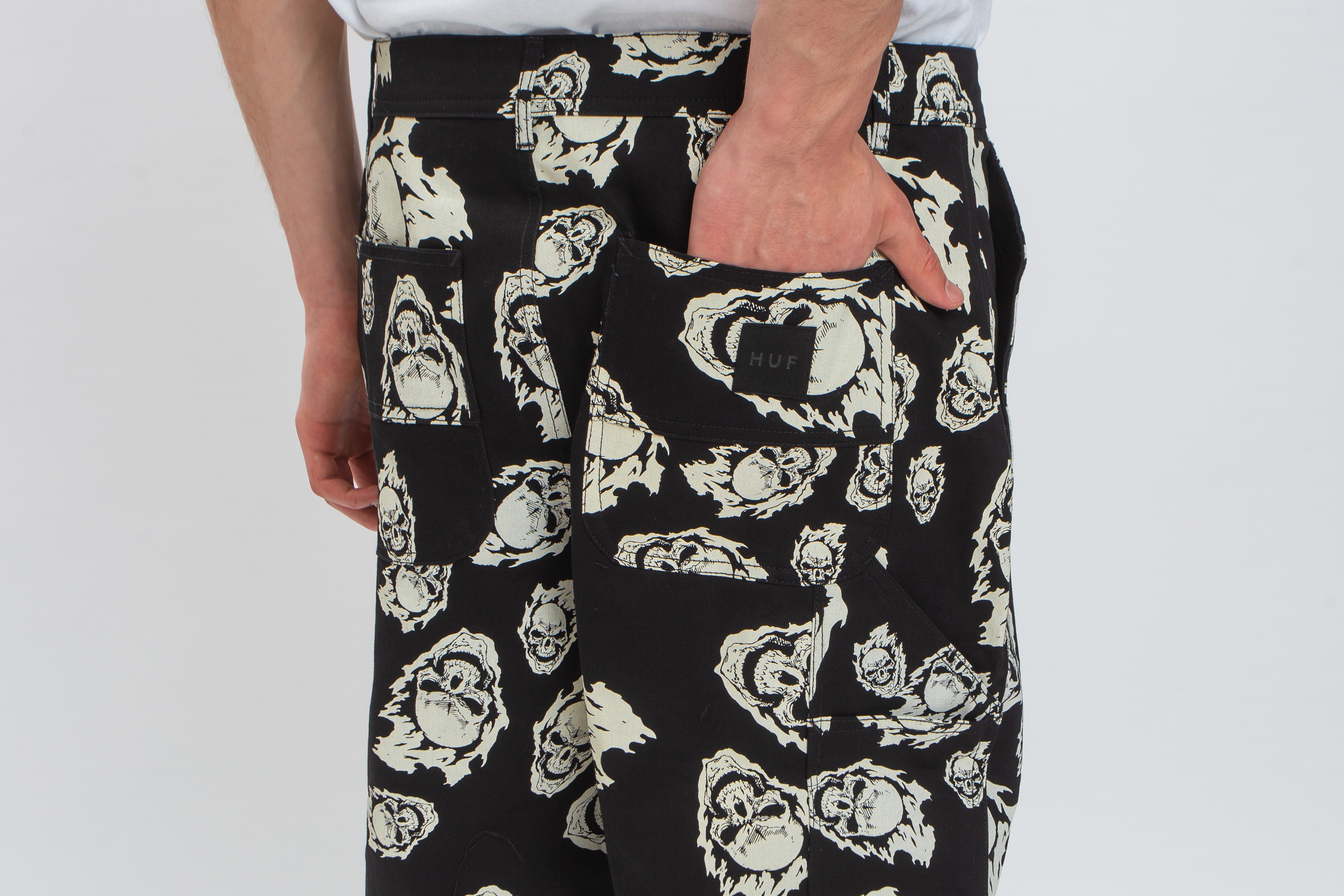 X Marvel Ghost Rider Painter Pants