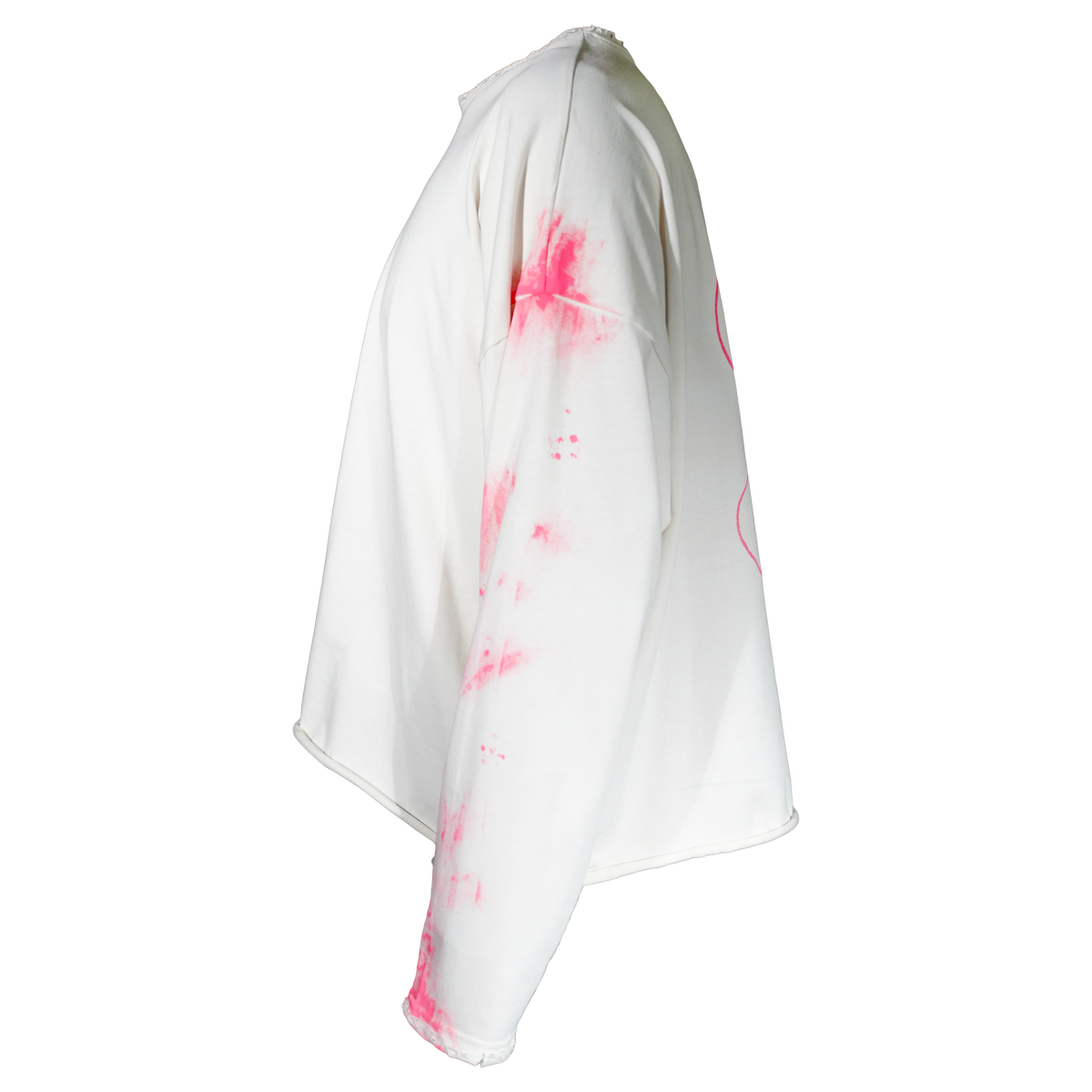 Life Is Pink Vintage White Long Sleeve