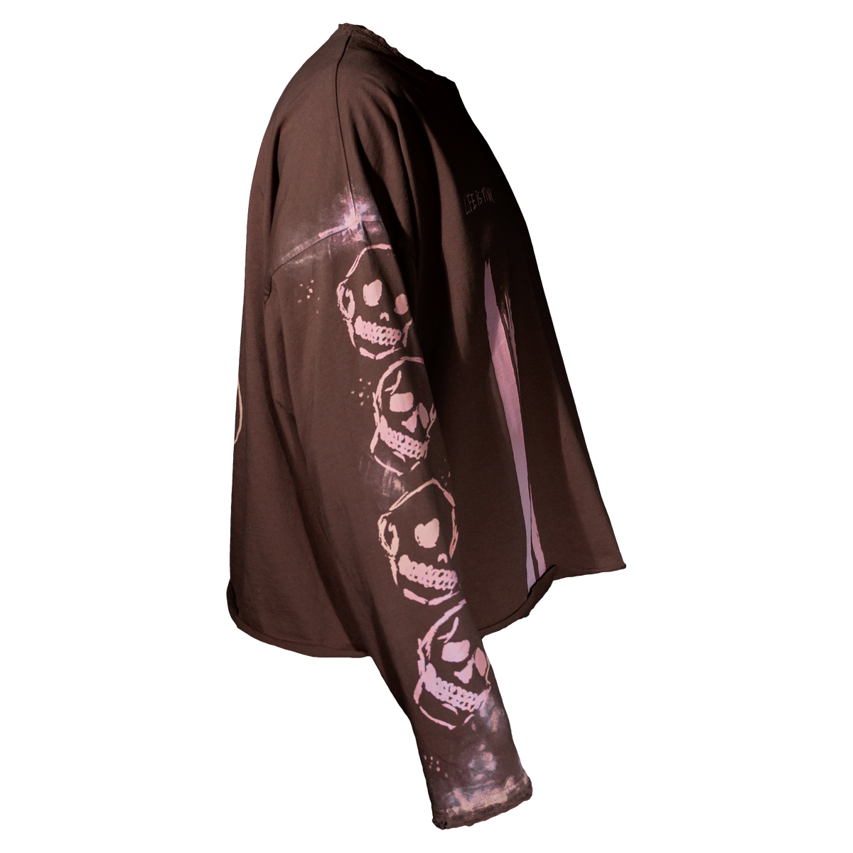 Life Is Pink Vintage Brown Long Sleeve