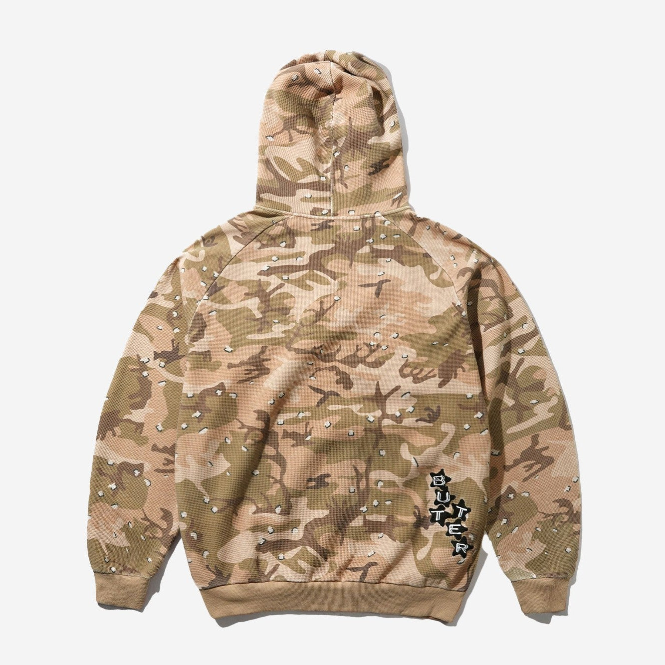 Stars Waffle Zip-Thru Hood