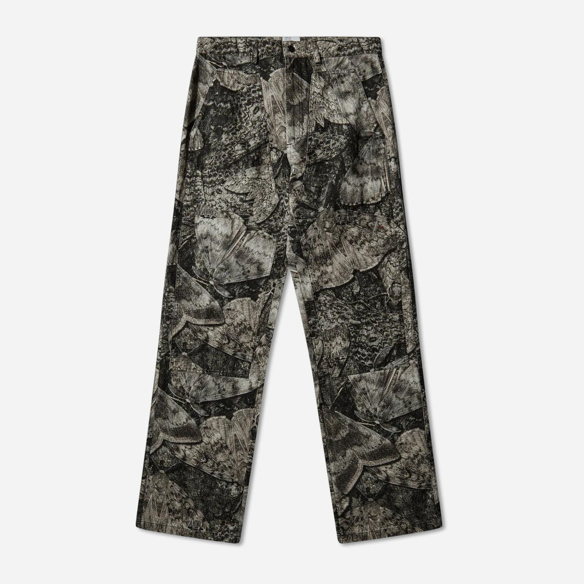Fomes Moth Print Double Knee Pant