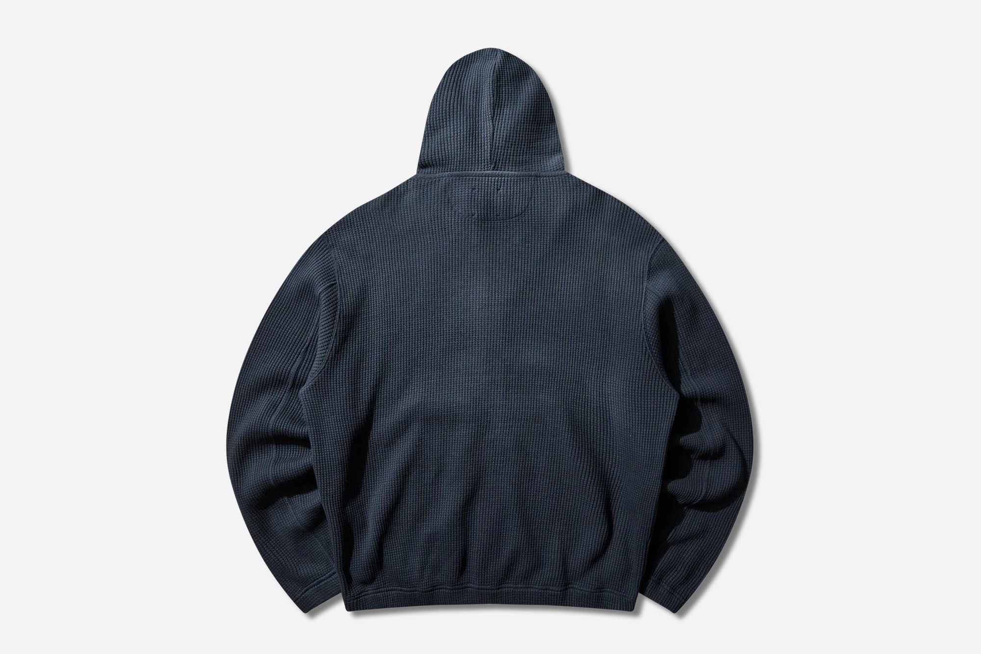 Bee Sun Faded Organic Waffle Zip Up Hoodie