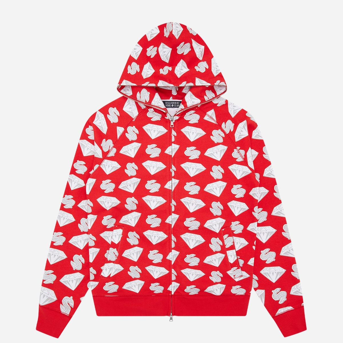 Billionaire Boys Club Diamonds & Dollars Zip-Through Hoodie