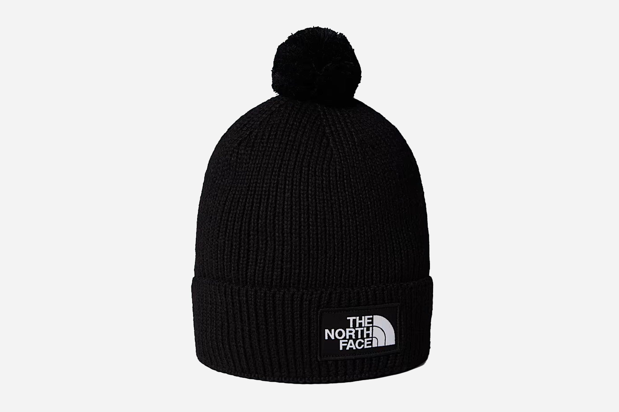 The North Face Logo Box Pom Beanie