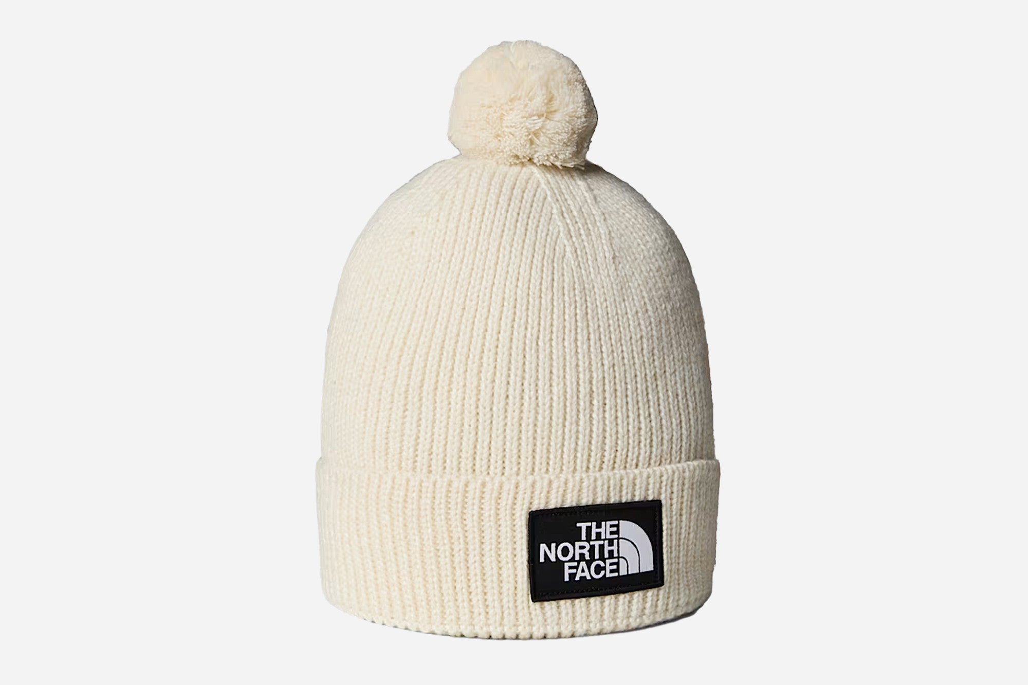 The North Face Logo Box Pom Beanie