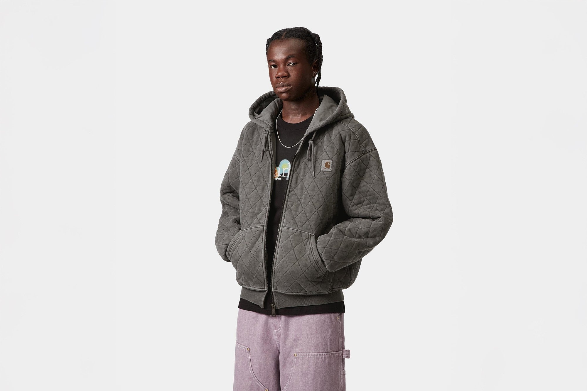 Carhartt Wiphooded Vista Quilted Sweat Jacket