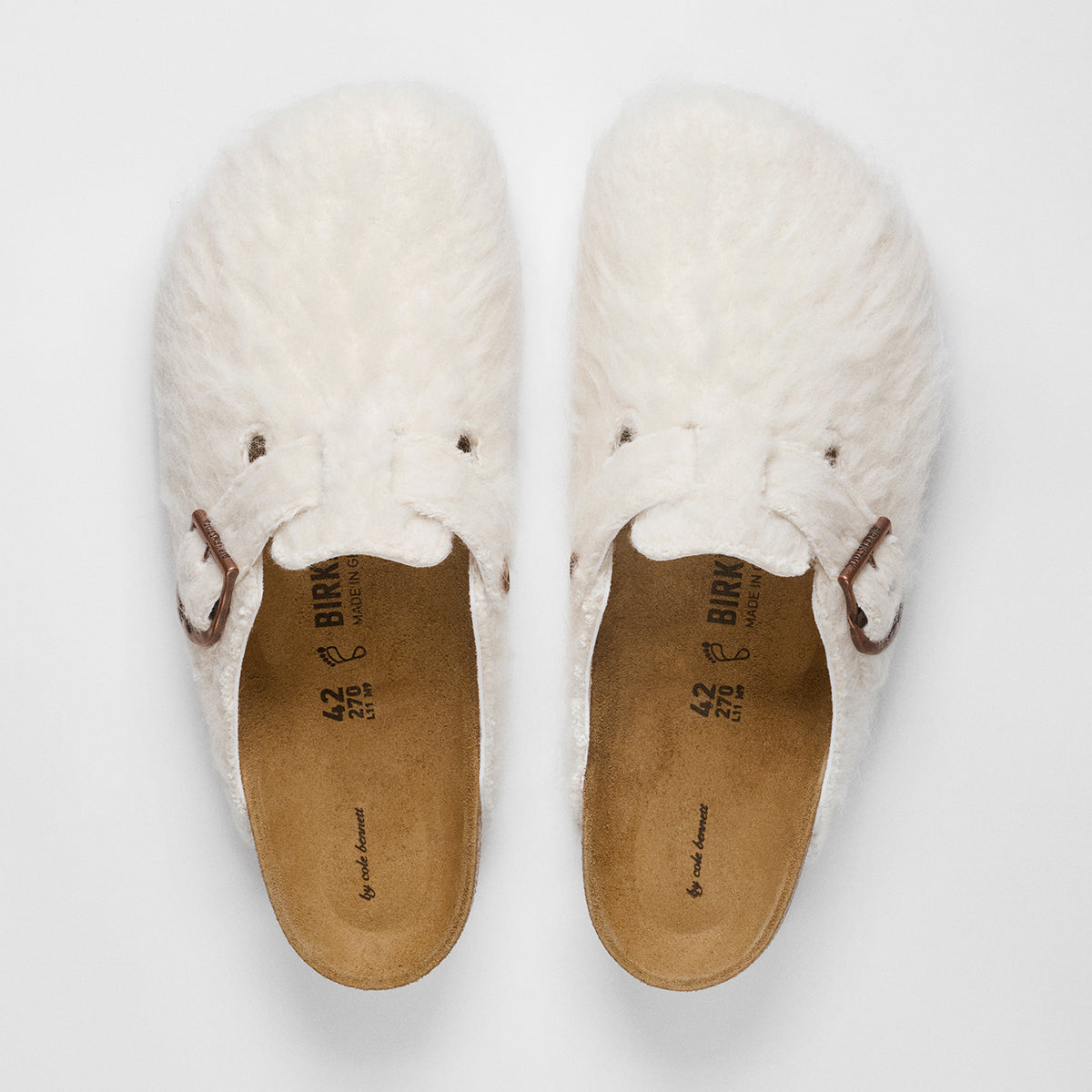Birkenstock 1774 Cole Bennett Boston Wool Moon Buckle Tex