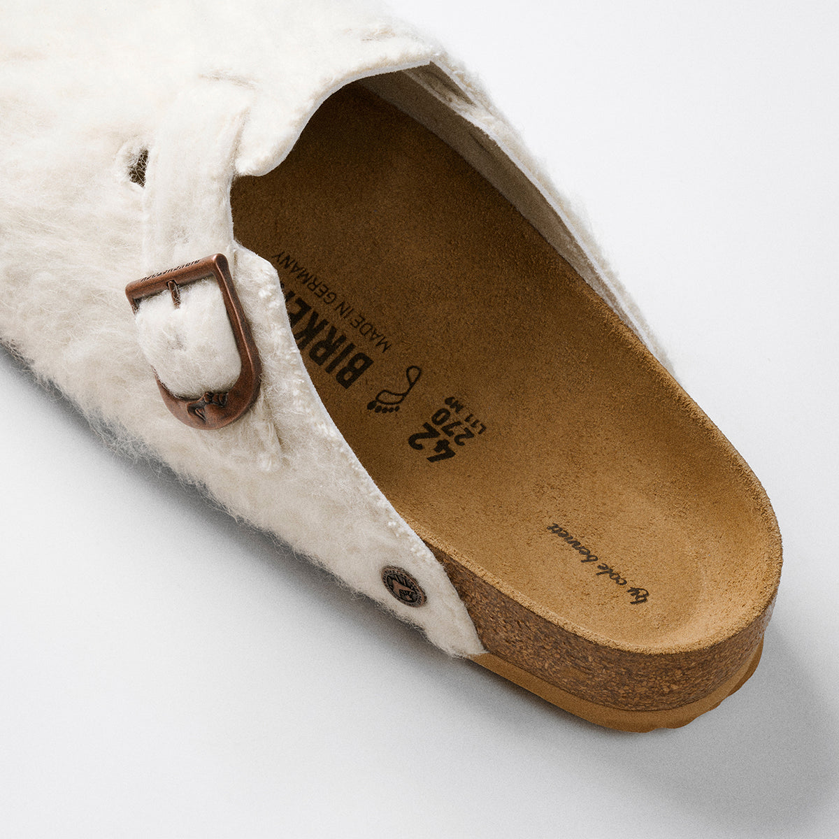 Birkenstock 1774 Cole Bennett Boston Wool Moon Buckle Tex