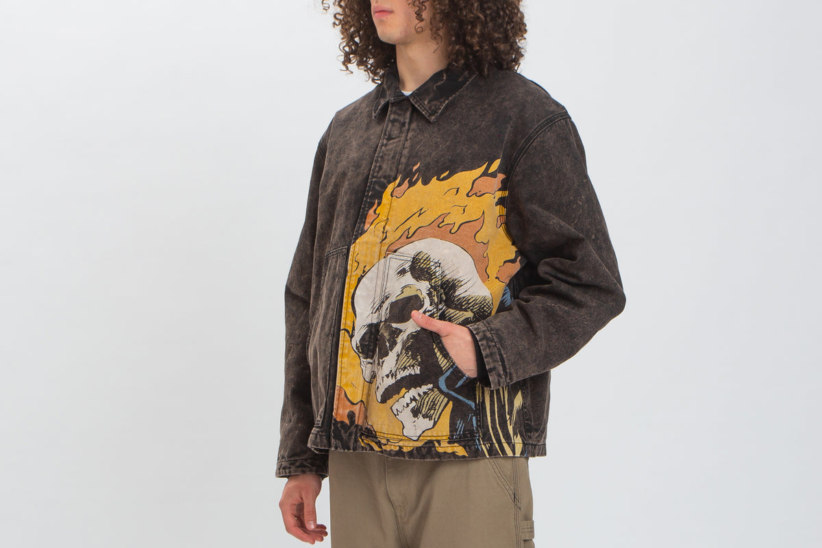 X Marvel Ghost Rider Work Jacket
