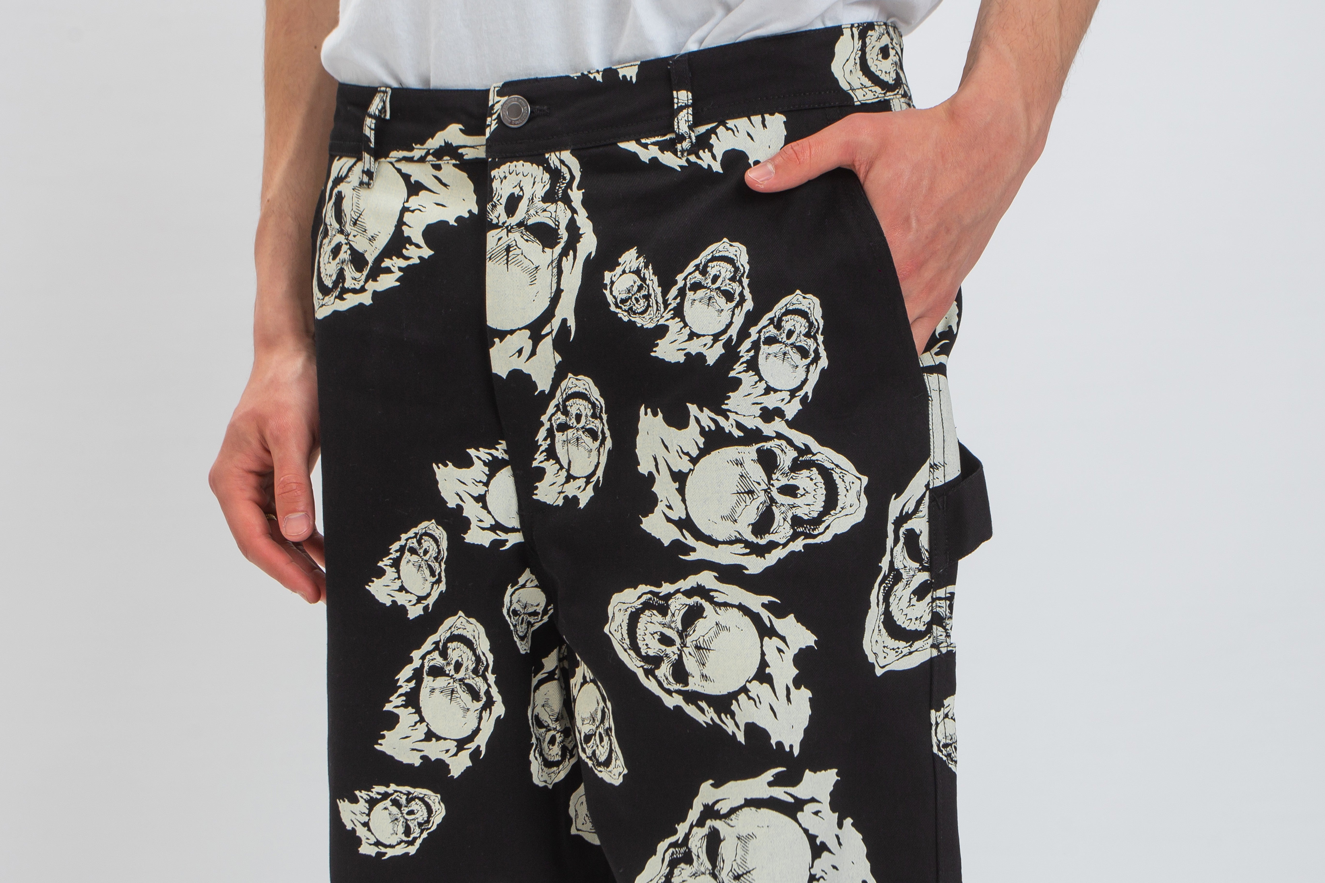 X Marvel Ghost Rider Painter Pants