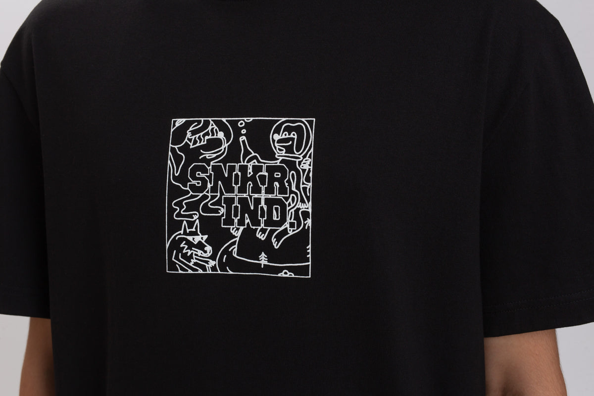 X Palms Cocos Schnauzer Midnight Bogo T-shirt