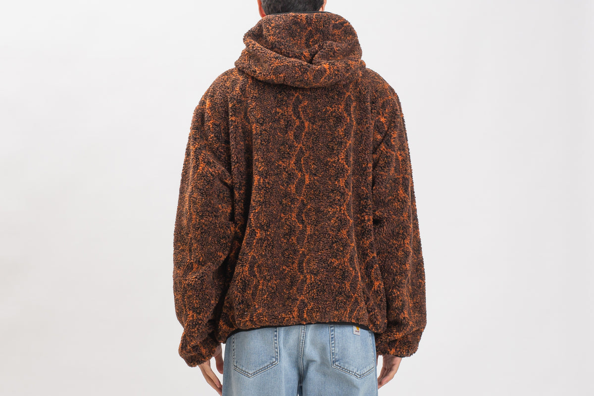 Snake Jaquard Sherpa Jacket