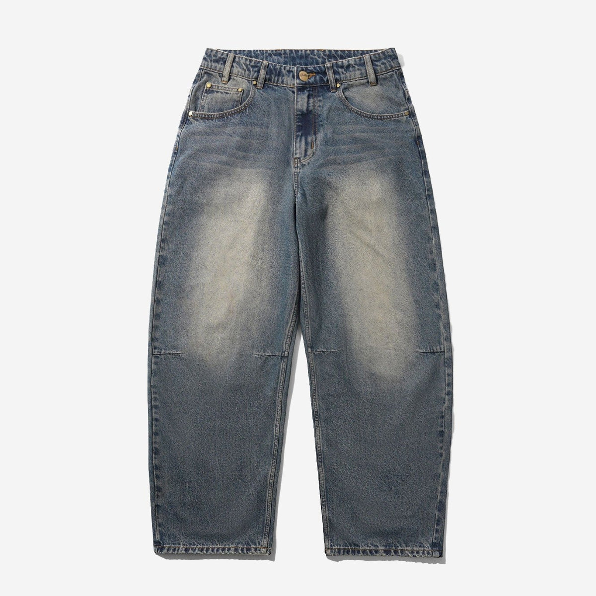 Wide Cut Denim Jeans
