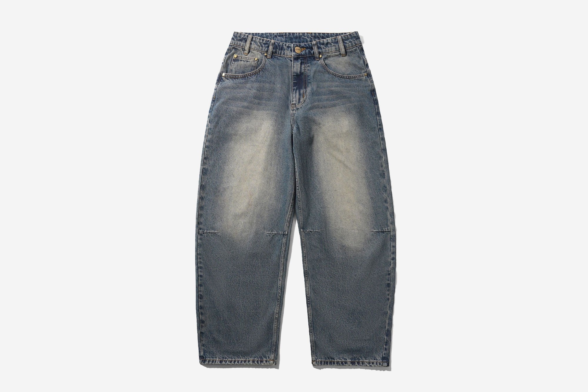 Wide Cut Denim Jeans