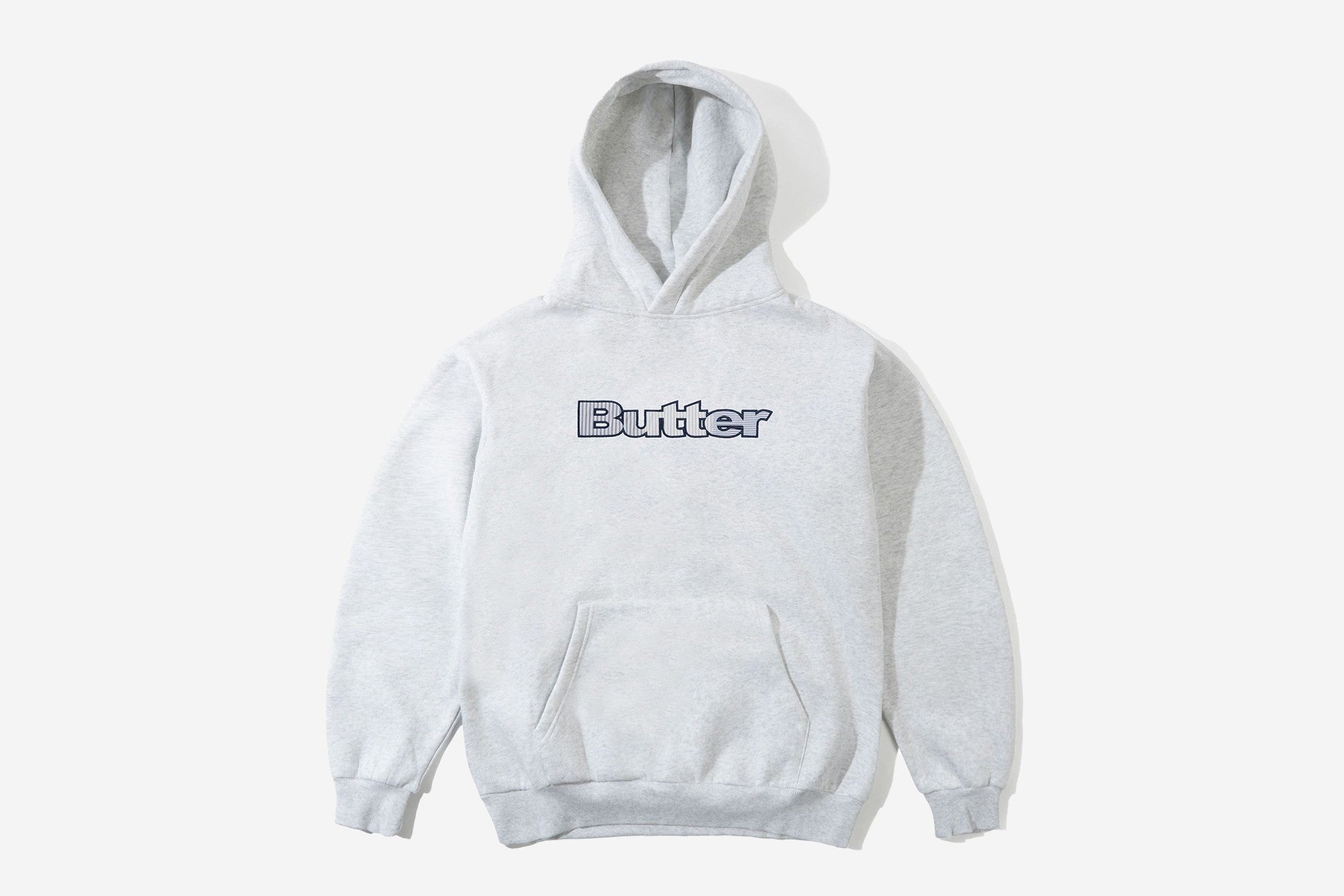 Stripe Logo Applique Pullover Hood