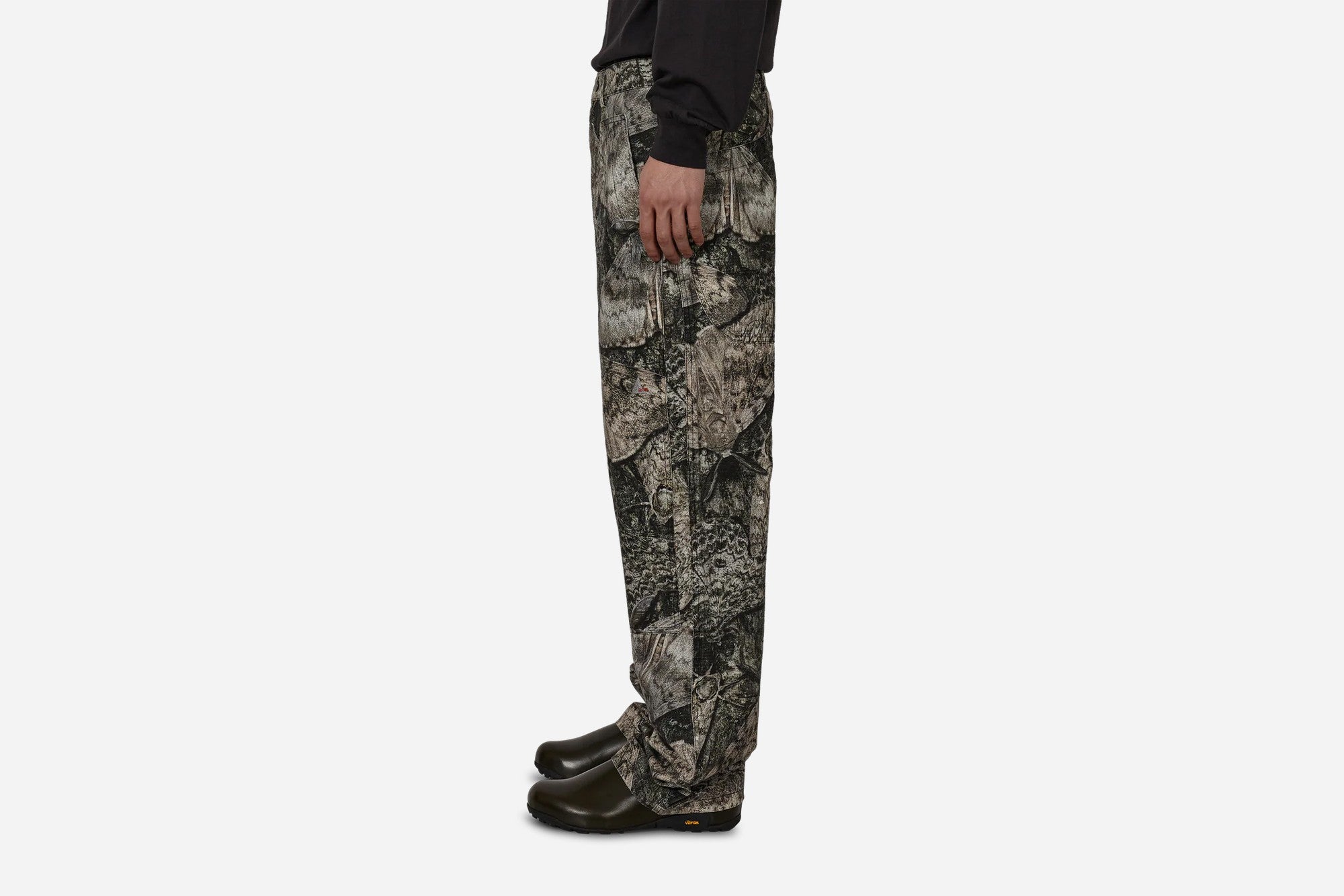 Fomes Moth Print Double Knee Pant