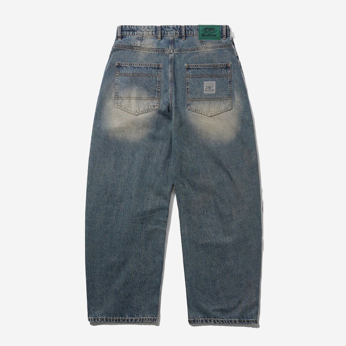 Wide Cut Denim Jeans