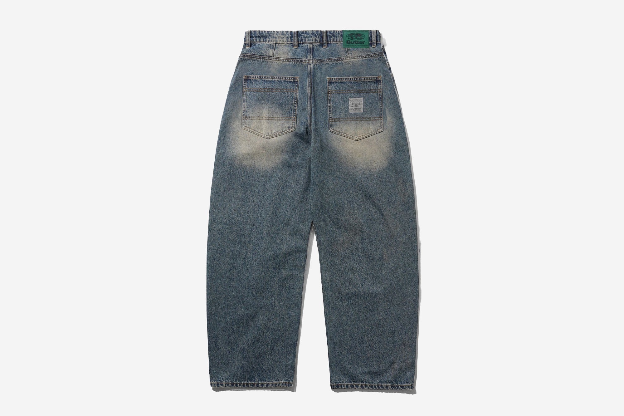 Wide Cut Denim Jeans
