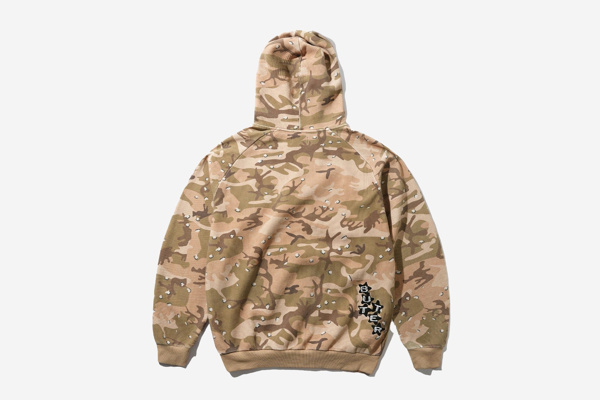 Stars Waffle Zip-Thru Hood