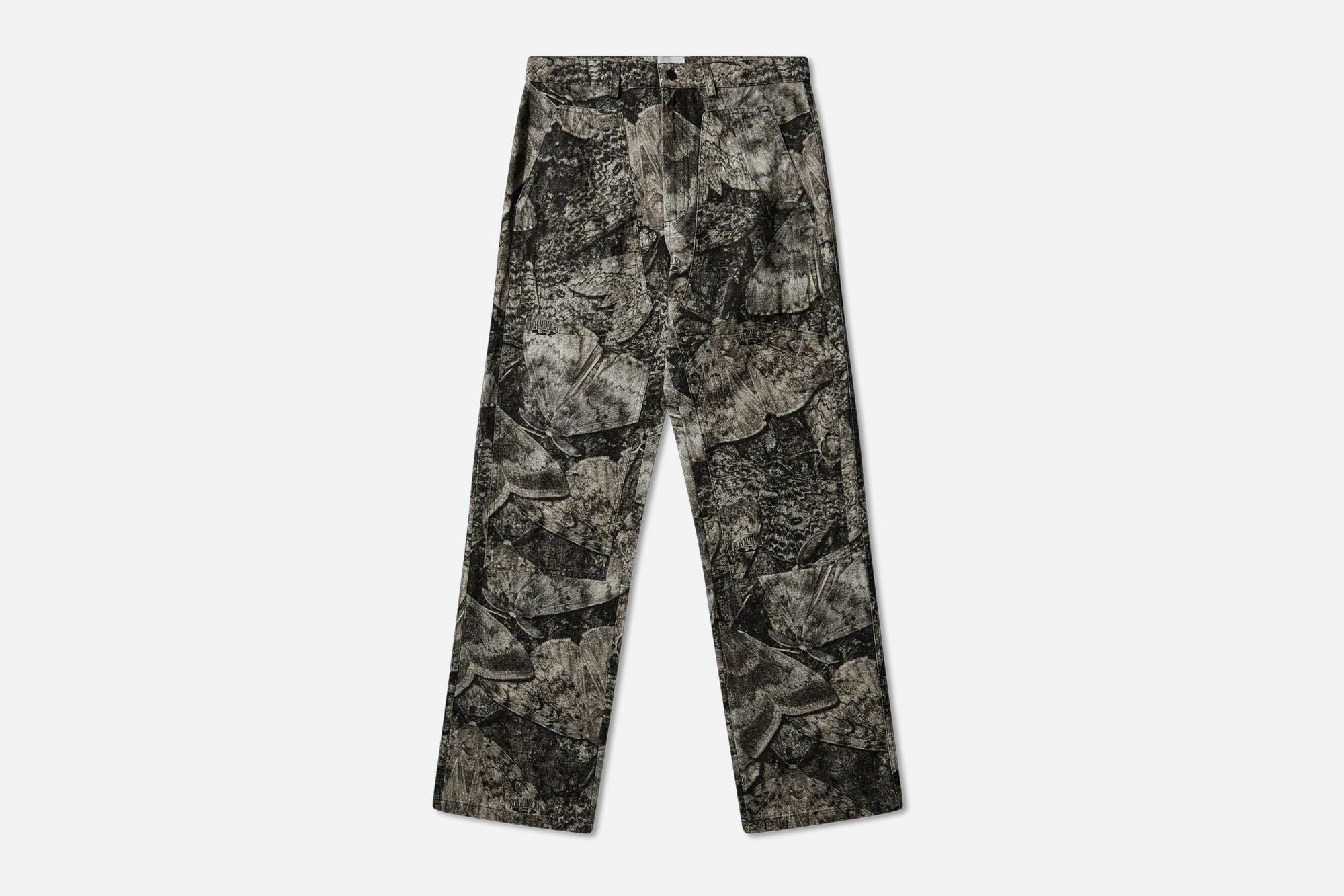 Fomes Moth Print Double Knee Pant