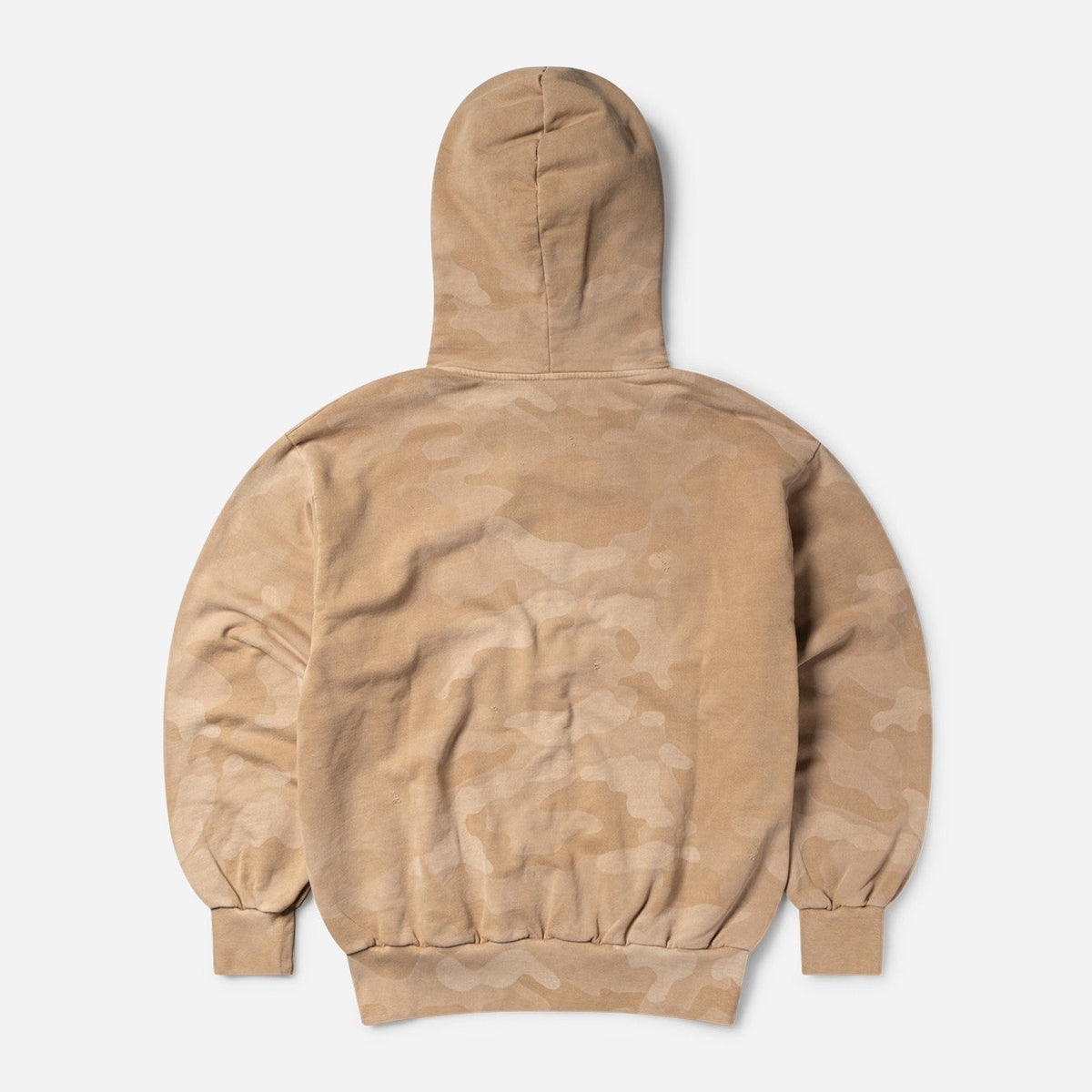 Aged Temple Camo Zip Through Hoodie