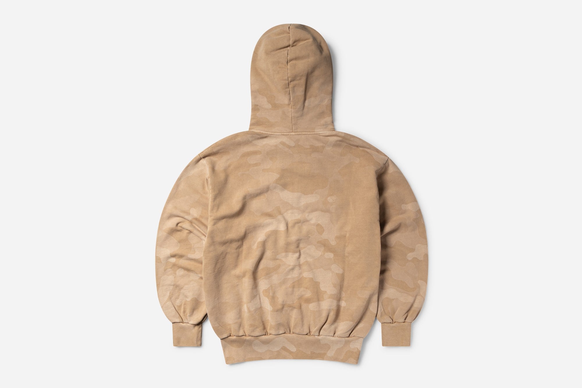 Aged Temple Camo Zip Through Hoodie