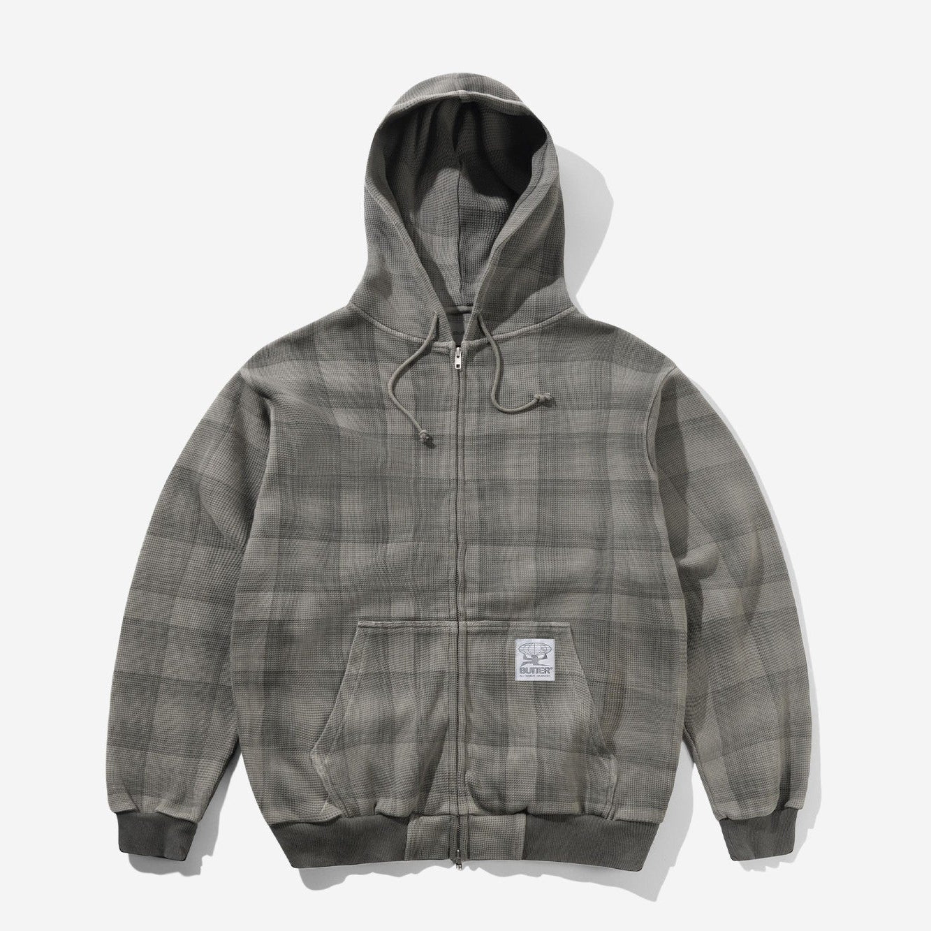 Waffle Zip-Thru Hood