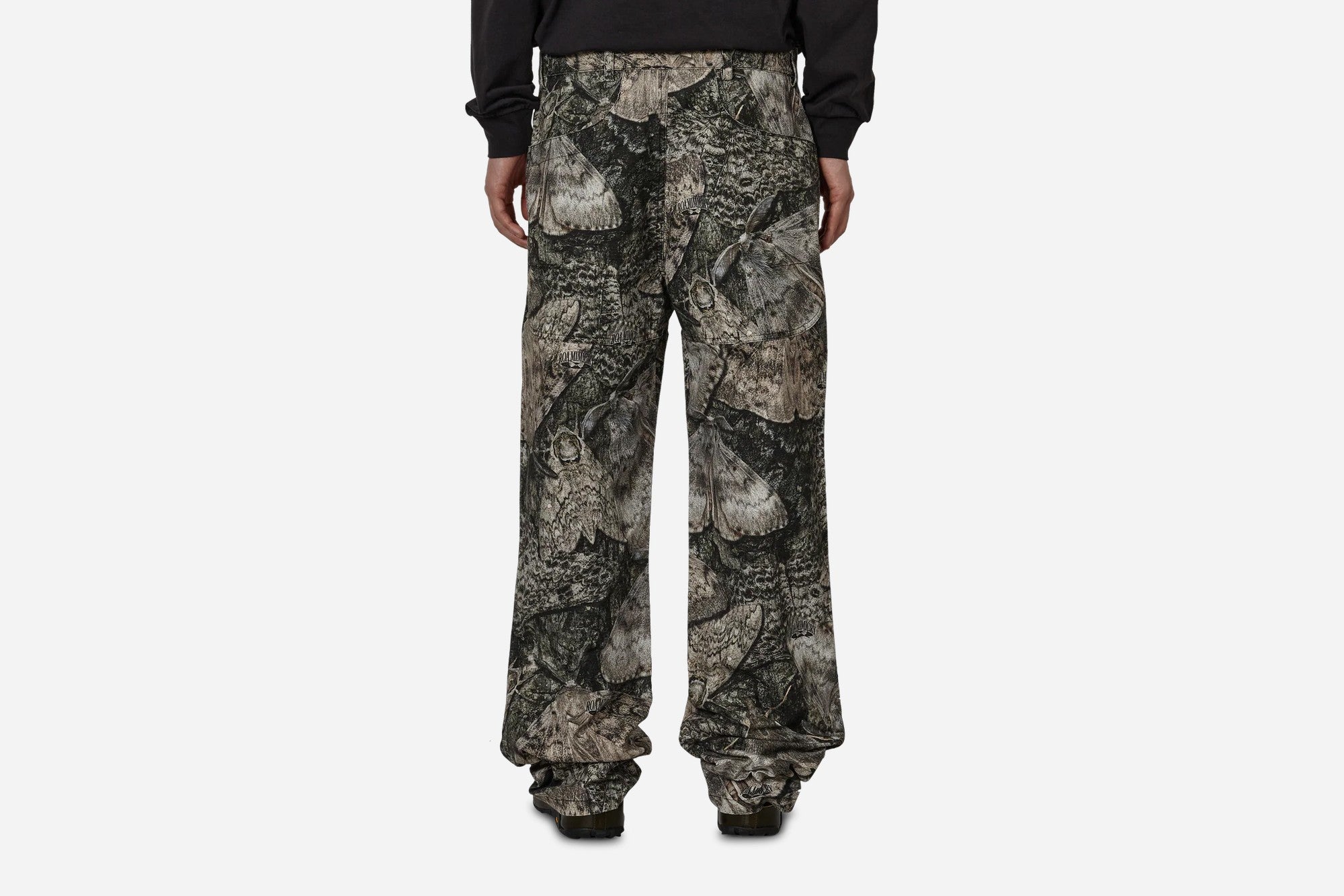 Fomes Moth Print Double Knee Pant